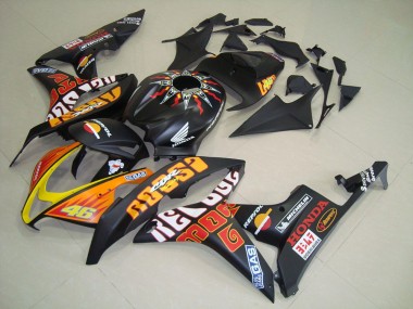 Negro Mate Rossi Carenado CBR 600 RR 07-08