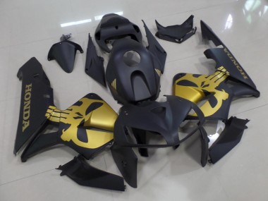 Negro Mate con Oro Cráneo Carenado CBR 600 RR 05-06