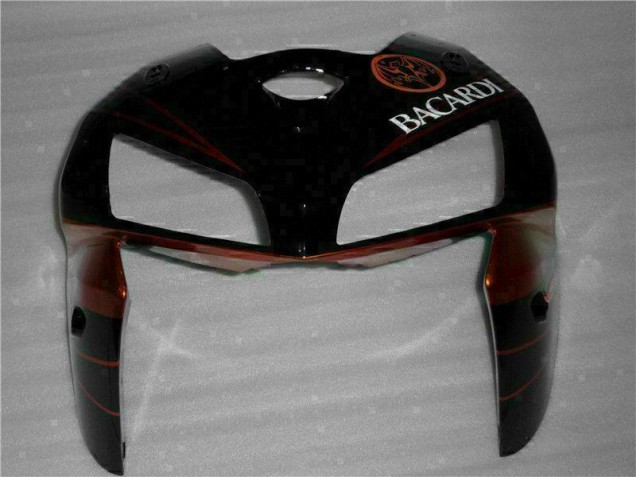 Negro Naranja BACARDI Carenado CBR 600 RR 05-06 Negro Naranja BACARDI Carenado CBR 600 RR 05-06