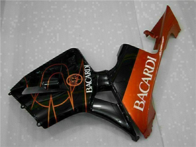 Negro Naranja BACARDI Carenado CBR 600 RR 05-06 Negro Naranja BACARDI Carenado CBR 600 RR 05-06