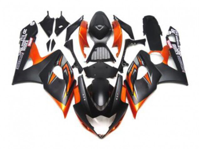 Negro Naranja Carenado GSXR 1000 K5 05-06