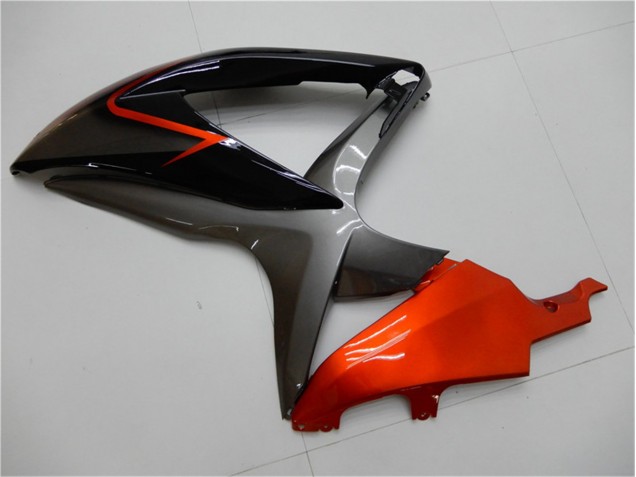 Negro Naranja Gris Carenado GSXR 600 / 750 K8 08-10 Negro Naranja Gris Carenado GSXR 600 / 750 K8 08-10