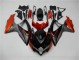Negro Naranja Gris Carenado GSXR 600 / 750 K8 08-10 Negro Naranja Gris Carenado GSXR 600 / 750 K8 08-10