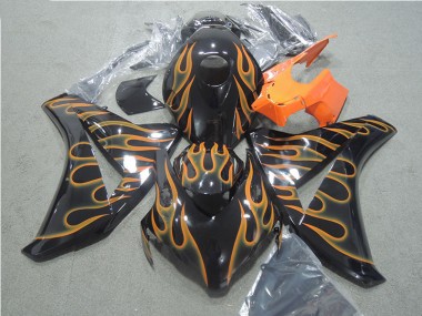 Negro Naranja Llama Carenado CBR 1000 RR 08-11