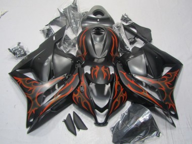 Negro Naranja Llama Carenado CBR 600 RR 09-12