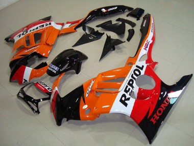 Negro Naranja Repsol Kit ABS Carenado CBR 600 F3 95-98
