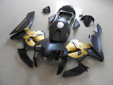 Negro Oro Calcomanías Kit Carenado CBR 600 RR 03-04