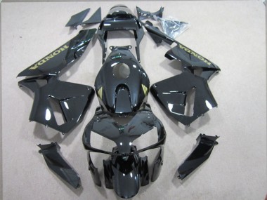 Negro Oro Calcomanías Kits Completo Carenado ABS CBR 600 RR 03-04