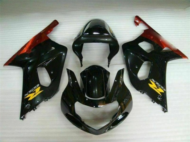 Negro Plástico GSXR 600 / 750 K1 K2 K3 01-03 Negro Plástico GSXR 600 / 750 K1 K2 K3 01-03