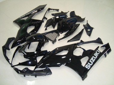 Negro Plata Calcomanías Carenado GSXR 1000 K5 05-06