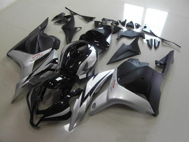Negro Plata Carenado CBR 600 RR 09-12 Negro Plata Carenado CBR 600 RR 09-12