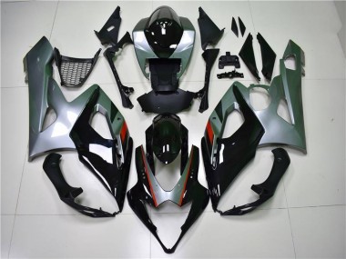 Negro Plata Carenado GSXR 1000 K5 05-06