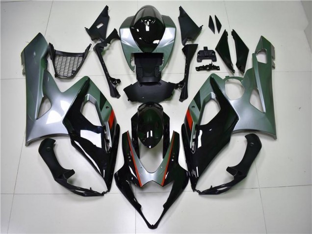 Negro Plata Carenado GSXR 1000 K5 05-06 Negro Plata Carenado GSXR 1000 K5 05-06