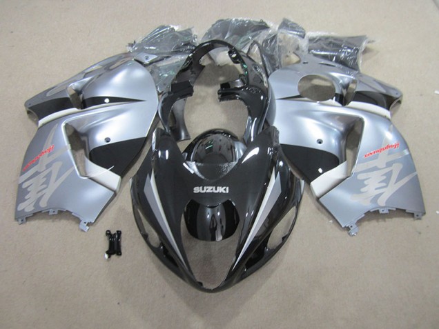 Negro Plata Carenado GSXR 1300 Hayabusa 96-07 Negro Plata Carenado GSXR 1300 Hayabusa 96-07