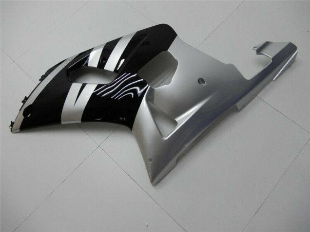 Negro Plata Carenado & Plástico GSXR 600 / 750 K1 K2 K3 01-03 Negro Plata Carenado & Plástico GSXR 600 / 750 K1 K2 K3 01-03