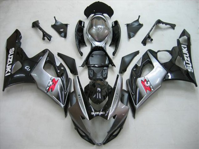 Negro Plata Gris Carenado GSXR 1000 K5 05-06 Negro Plata Gris Carenado GSXR 1000 K5 05-06