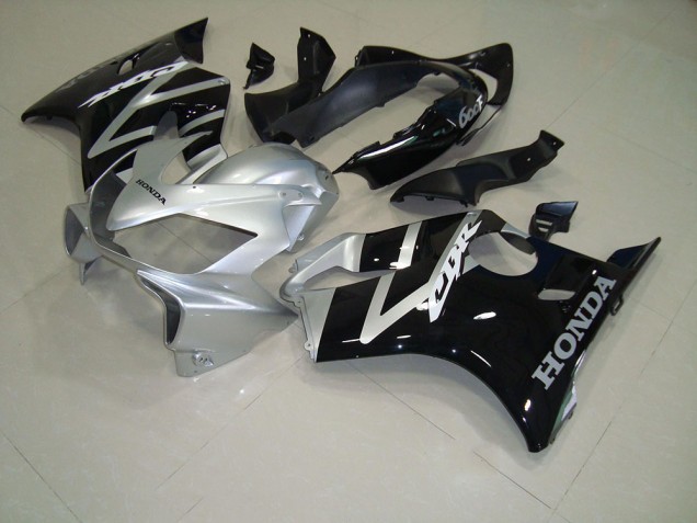 Negro Plata Kits Completo Carenado ABS CBR 600 F4i 04-07 Negro Plata Kits Completo Carenado ABS CBR 600 F4i 04-07