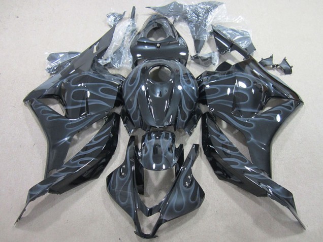 Negro Plata Llama Kits Carenado CBR 600 RR 09-12 Negro Plata Llama Kits Carenado CBR 600 RR 09-12