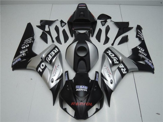 Negro Plata Repsol ABS Kits Carenado CBR 1000 RR 04-05 Negro Plata Repsol ABS Kits Carenado CBR 1000 RR 04-05