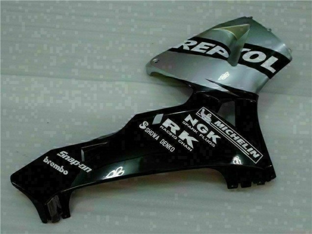 Negro Plata Repsol Carenado CBR 600 RR 05-06 Negro Plata Repsol Carenado CBR 600 RR 05-06