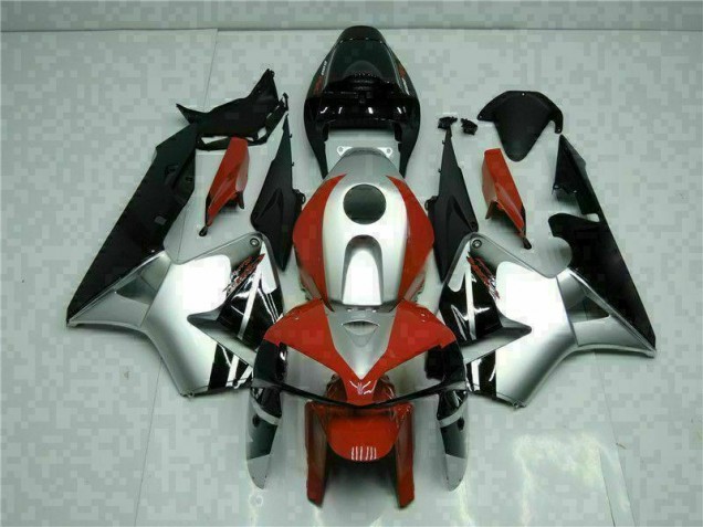 Negro Plata Rojo Carenado CBR 600 RR 05-06 Negro Plata Rojo Carenado CBR 600 RR 05-06