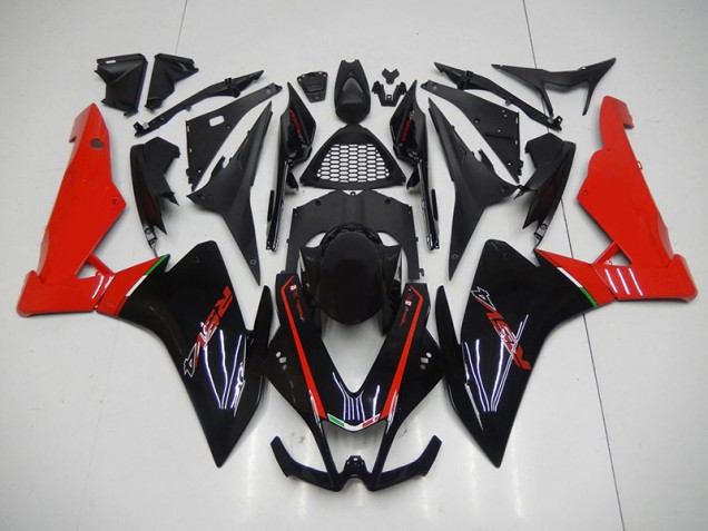 Negro Rojo ABS Kits Carenado RSV4 09-15 Negro Rojo ABS Kits Carenado RSV4 09-15