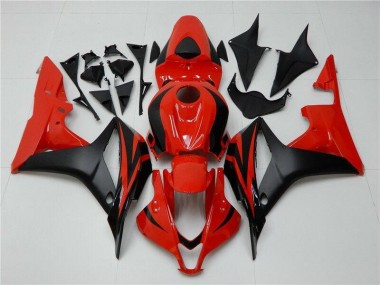 Negro Rojo ABS Plásticos CBR 600 RR 07-08