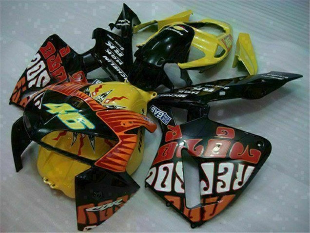 Negro Rojo Amarillo 46 Carenado CBR 600 RR 05-06 Negro Rojo Amarillo 46 Carenado CBR 600 RR 05-06