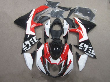 Negro Rojo Blanco Carenado GSXR 600 K11 11-21