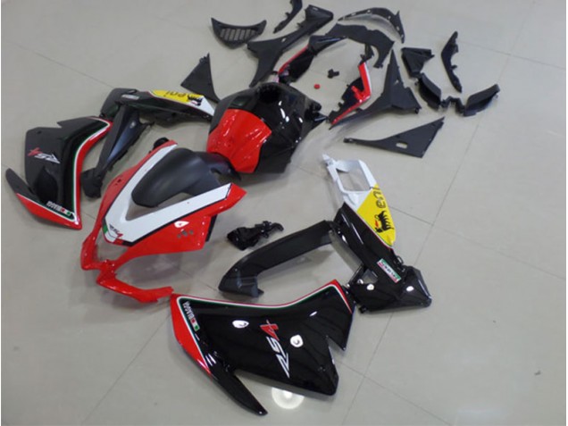 Negro Rojo Blanco Carenado RS4 50 125 11-18