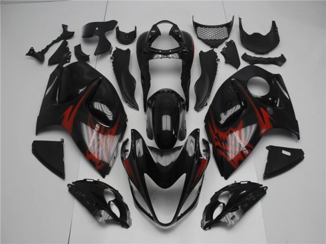 Negro Rojo Carenado GSXR 1300 Hayabusa 08-19 Negro Rojo Carenado GSXR 1300 Hayabusa 08-19