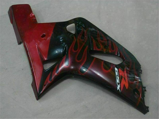 Negro Rojo Carenado GSXR 600 / 750 K1 K2 K3 01-03 Negro Rojo Carenado GSXR 600 / 750 K1 K2 K3 01-03