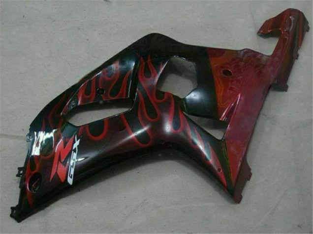 Negro Rojo Carenado GSXR 600 / 750 K1 K2 K3 01-03 Negro Rojo Carenado GSXR 600 / 750 K1 K2 K3 01-03