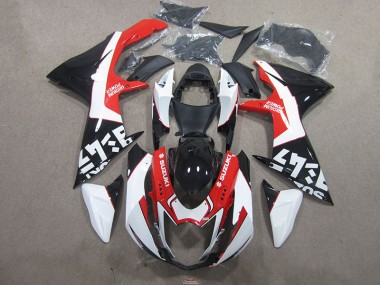 Negro Rojo Carenado GSXR 750 K11 11-21