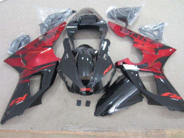 Negro Rojo Carenado R1 00-01 Negro Rojo Carenado R1 00-01