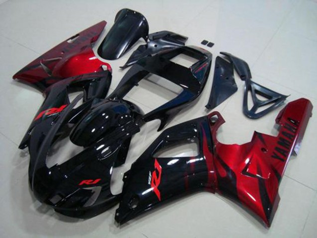 Negro Rojo Carenado R1 98-99 Negro Rojo Carenado R1 98-99