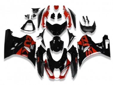 Negro Rojo Carrocería GSXR 1000 17-23