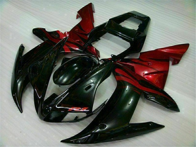 Negro Rojo Kit Carenado R1 02-03