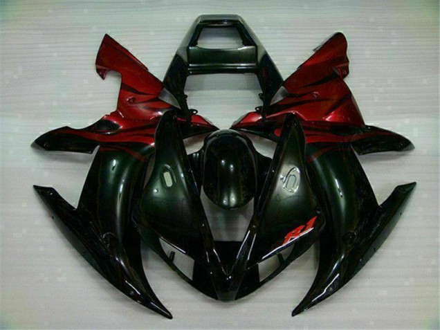 Negro Rojo Kit Carenado R1 02-03