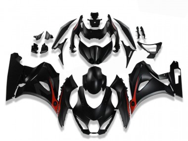 Negro Rojo Kit Completo Carenado GSXR 1000 17-23