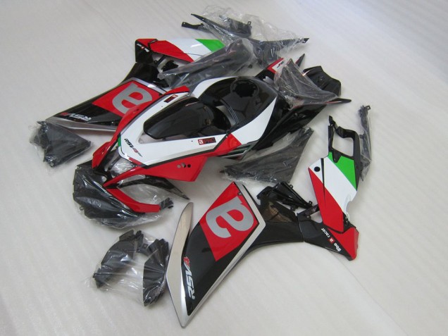 Negro Rojo Kit Completo Carenado RSV4 09-15 Negro Rojo Kit Completo Carenado RSV4 09-15