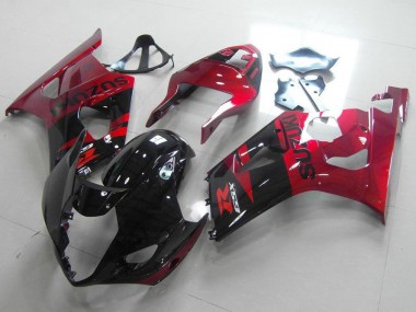 Negro Rojo Kits Carenado GSXR 1000 K3 03-04