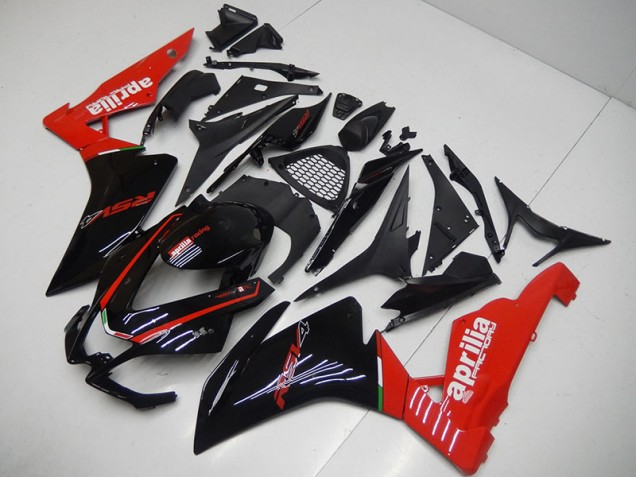 Negro Rojo Kits Completo Carenado ABS RSV4 09-15 Negro Rojo Kits Completo Carenado ABS RSV4 09-15