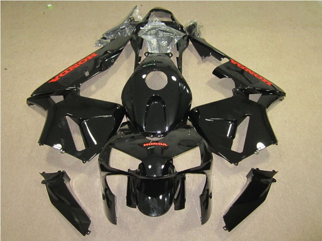 Negro Rojo Kits Completo Carenado CBR 600 RR 05-06 Negro Rojo Kits Completo Carenado CBR 600 RR 05-06