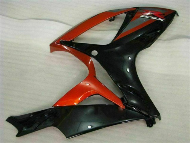 Negro Rojo Kits Completo Carenado GSXR 600 / 750 K6 06-07 Negro Rojo Kits Completo Carenado GSXR 600 / 750 K6 06-07