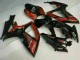 Negro Rojo Kits Completo Carenado GSXR 600 / 750 K6 06-07 Negro Rojo Kits Completo Carenado GSXR 600 / 750 K6 06-07