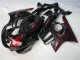Negro Rojo Llama ABS Plástico CBR 600 F3 95-98 Negro Rojo Llama ABS Plástico CBR 600 F3 95-98