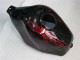 Negro Rojo Llama ABS Plástico CBR 600 F3 95-98 Negro Rojo Llama ABS Plástico CBR 600 F3 95-98