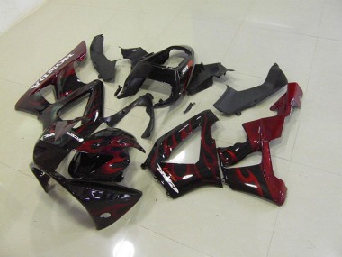 Negro Rojo Llama Carenado CBR 900 RR 929 00-01