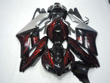 Negro Rojo Llama Kit Carenado CBR 1000 RR 04-05